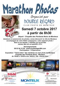 Marathon de photos. Du 7 au 8 octobre 2017 à Monteux. Vaucluse.  10H00